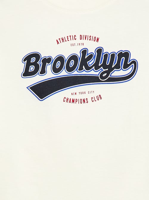 T-shirt à manches courtes imprimé - Kiabi