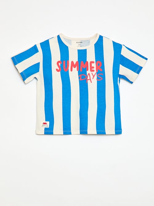 T-shirt à manches courtes imprimé - Kiabi