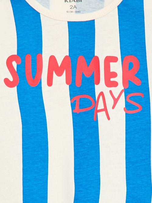 T-shirt à manches courtes imprimé - Kiabi