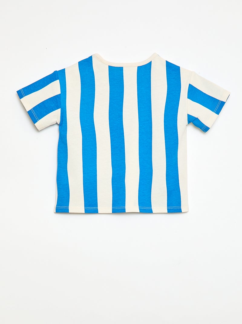 T-shirt à manches courtes imprimé Blanc - Kiabi