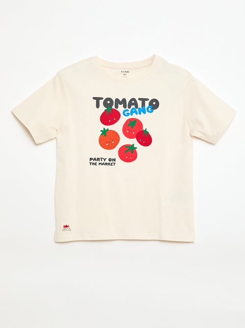 T-shirt à manches courtes imprimé - Kiabi