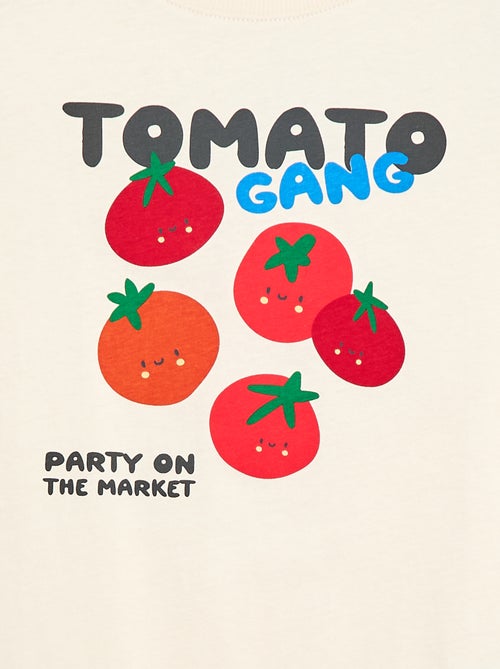 T-shirt à manches courtes imprimé - Kiabi