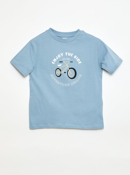 T-shirt à manches courtes imprimé - Kiabi
