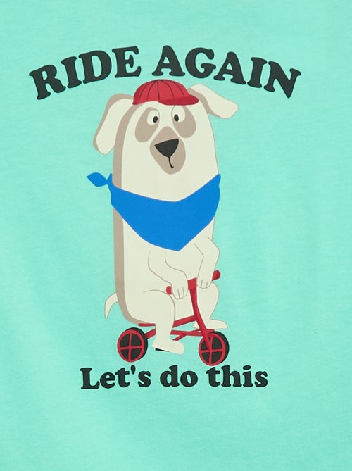 T-shirt à manches courtes imprimé - Kiabi