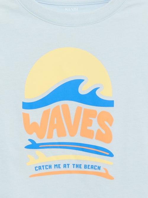 T-shirt à manches courtes imprimé - Kiabi
