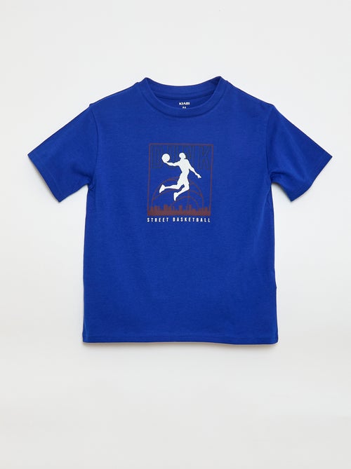 T-shirt à manches courtes imprimé - Kiabi