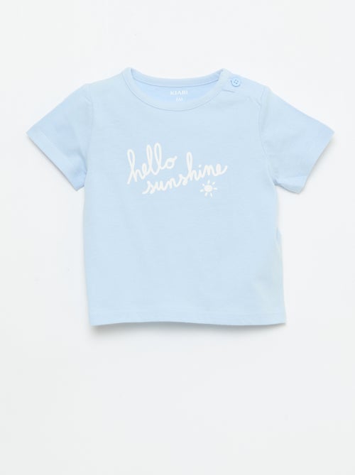 T-shirt à manches courtes imprimé - Kiabi