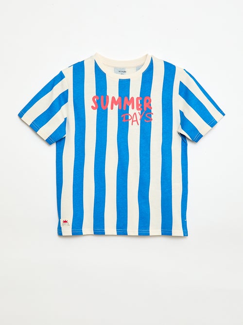 T-shirt à manches courtes imprimé - Kiabi