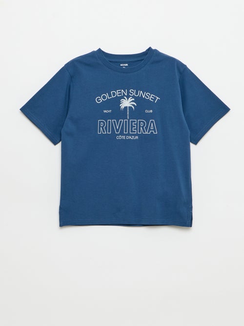 T-shirt à manches courtes imprimé - Kiabi