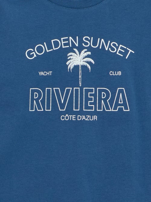 T-shirt à manches courtes imprimé - Kiabi