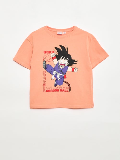 T-shirt à manches courtes imprimé 'Dragon ball Z' - Kiabi