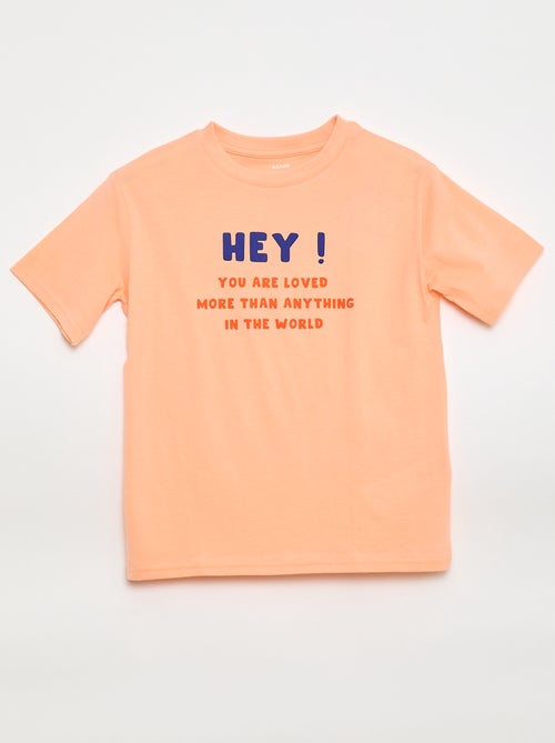 T-shirt à manches courtes imprimé - Kiabi