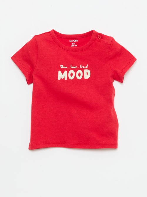 T-shirt à manches courtes imprimé - Kiabi