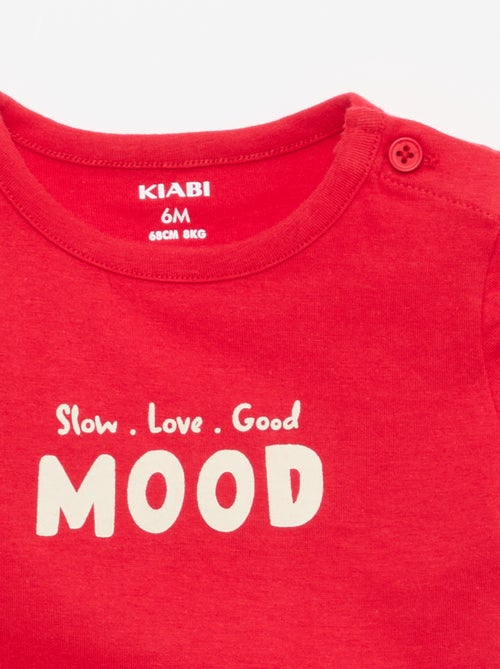 T-shirt à manches courtes imprimé - Kiabi