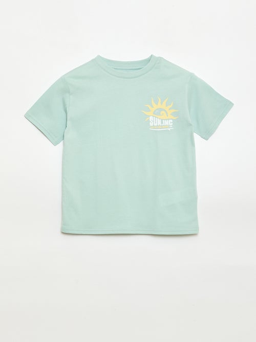 T-shirt à manches courtes imprimé - Kiabi