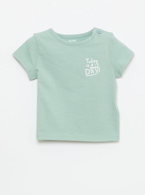 T-shirt à manches courtes imprimé - Kiabi