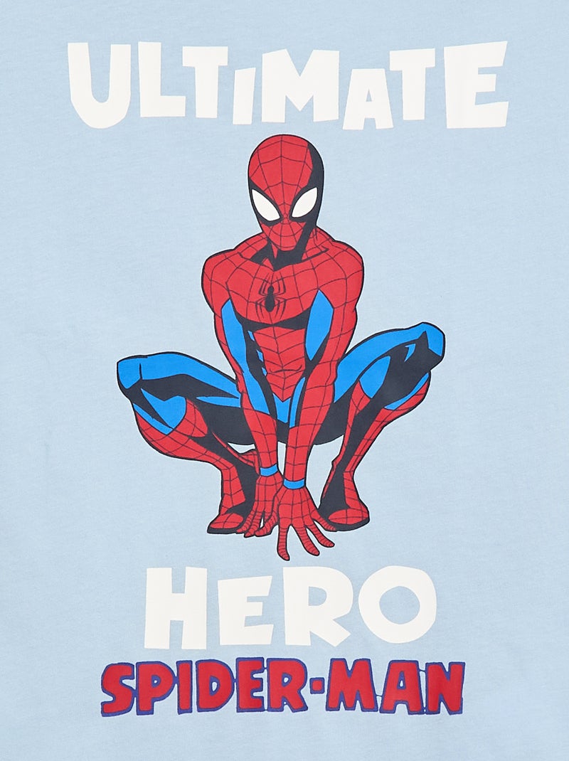 T-shirt à manches courtes 'Marvel' 'Avengers' Bleu - Kiabi