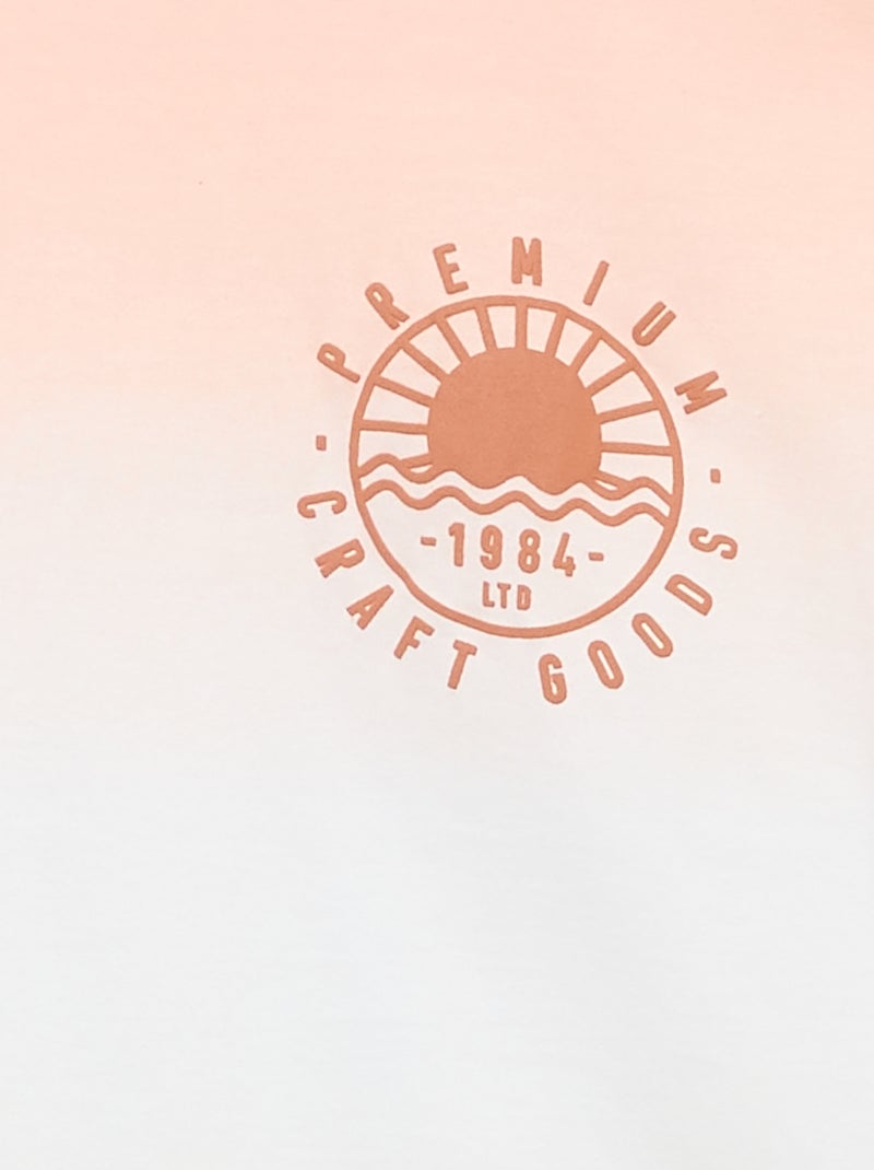 T-shirt à manches courtes Orange - Kiabi