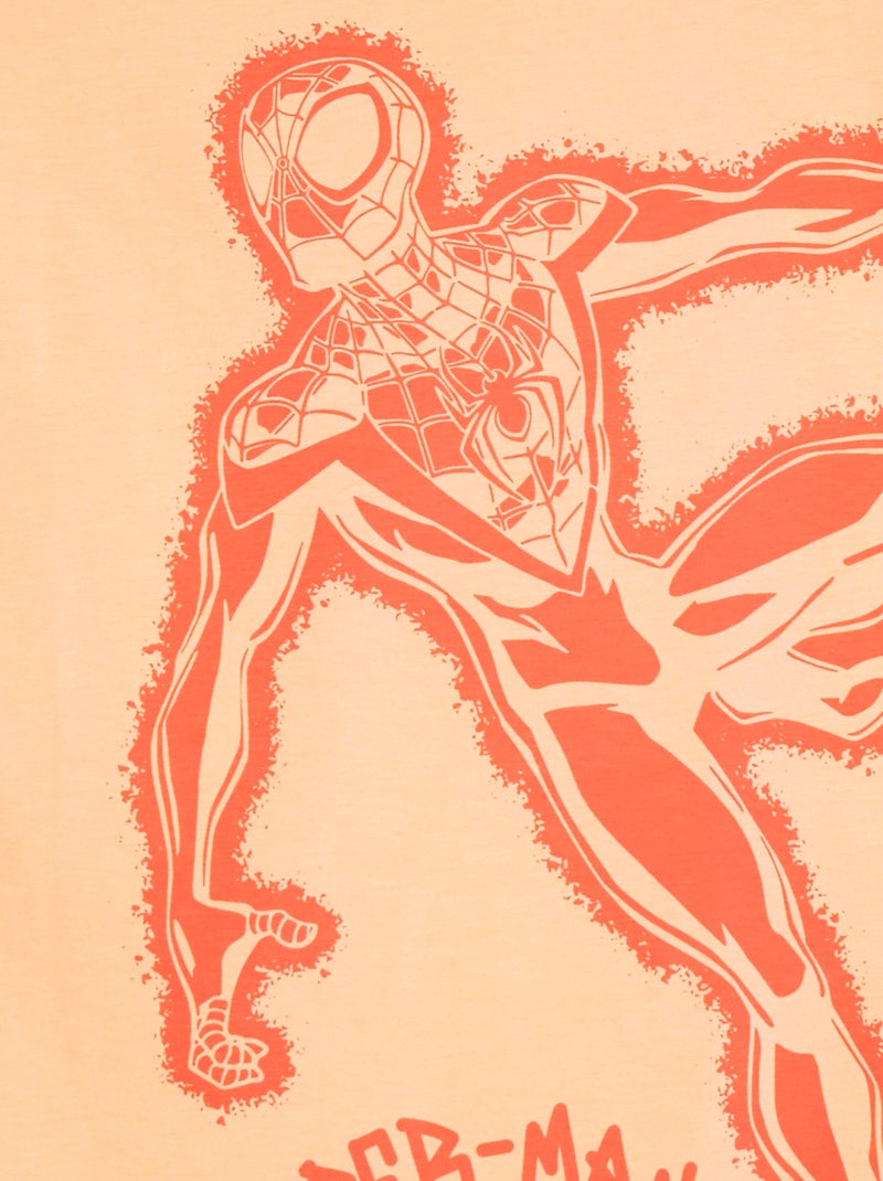 T-shirt à manches courtes 'Spiderman' ORANGE - Kiabi