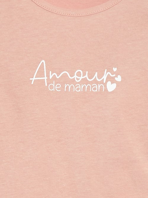 T-shirt à manches longues avec imprimé - Kiabi