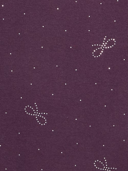T-shirt à manches longues avec strass - Kiabi