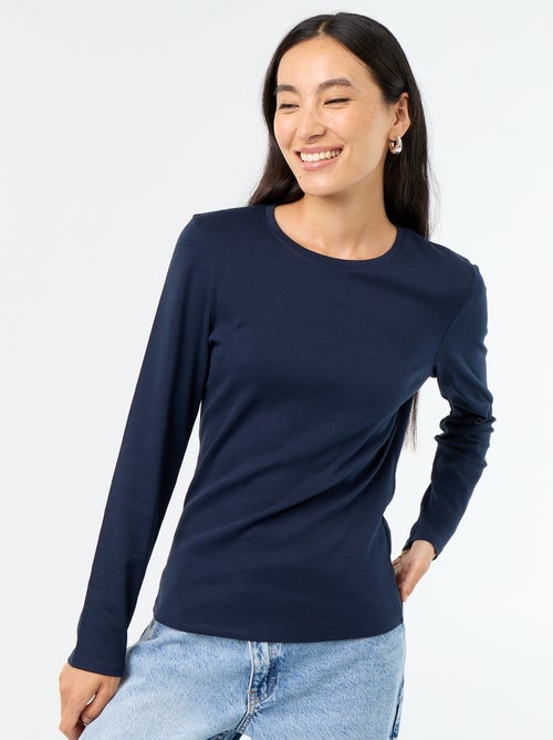 T-shirt à manches longues - Kiabi