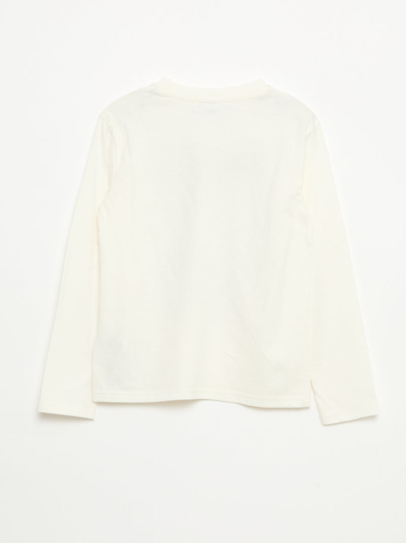 T-shirt à manches longues 'Naruto' Blanc - Kiabi