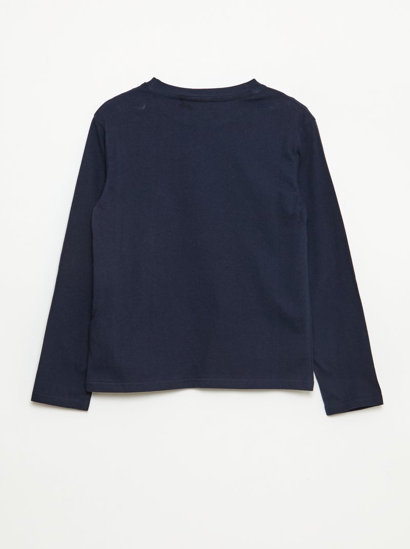 T-shirt à manches longues 'Naruto' Bleu - Kiabi