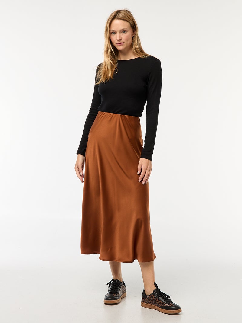 T-shirt à manches longues Noir - Kiabi