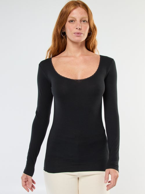 T-shirt à manches longues sous-vêtement - Kiabi