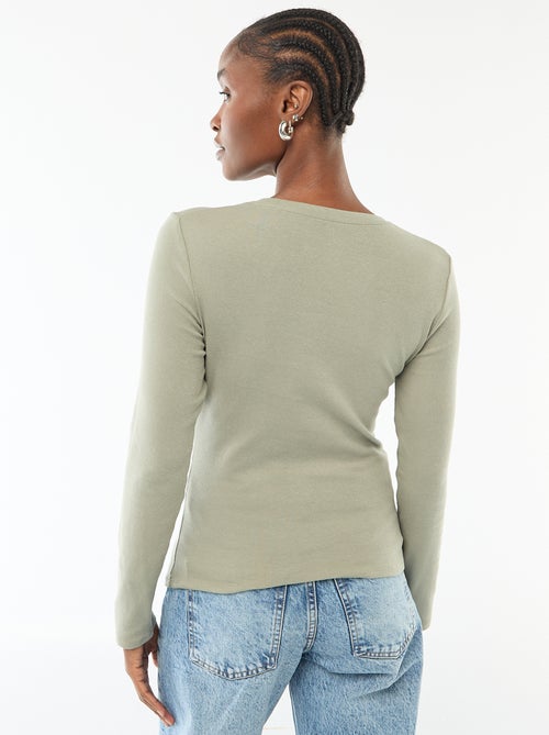 T-shirt à manches longues - Kiabi