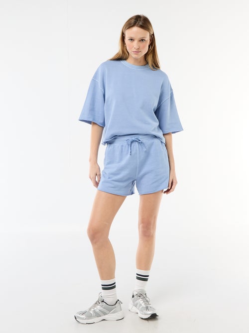 T-shirt a maniche 3/4 in French Terry - Kiabi T-shirt a maniche 3/4 in French Terry - Kiabi