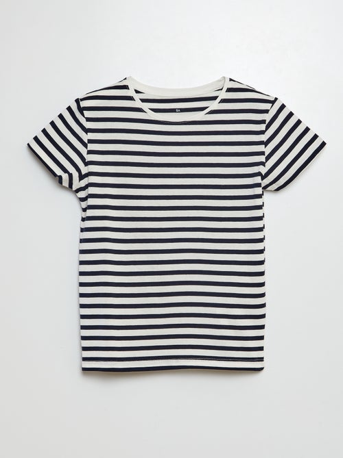 T-shirt a maniche corte a righe - Kiabi