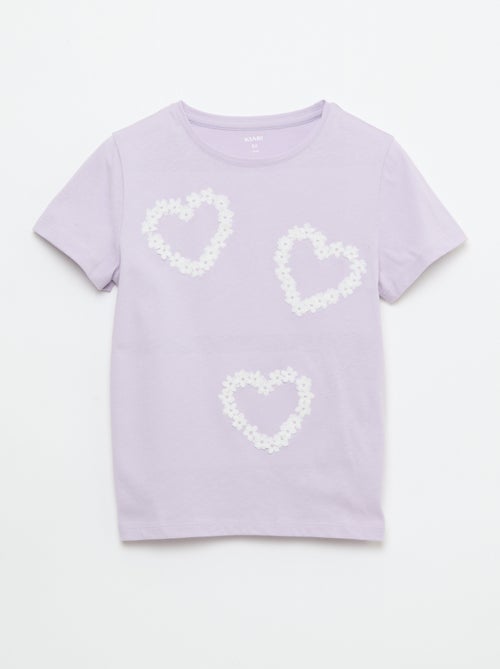 T-shirt a maniche corte con animazione - Kiabi