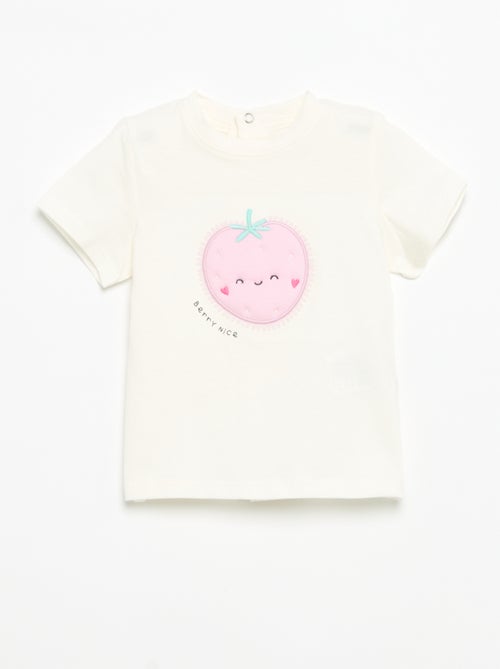 T-shirt a maniche corte con stampa - Kiabi
