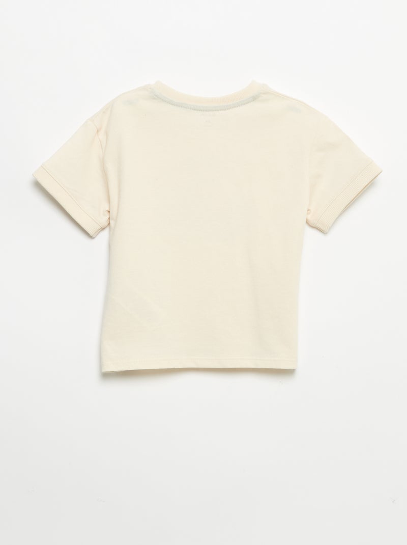 T-shirt a maniche corte con stampa fantasia Bianco - Kiabi