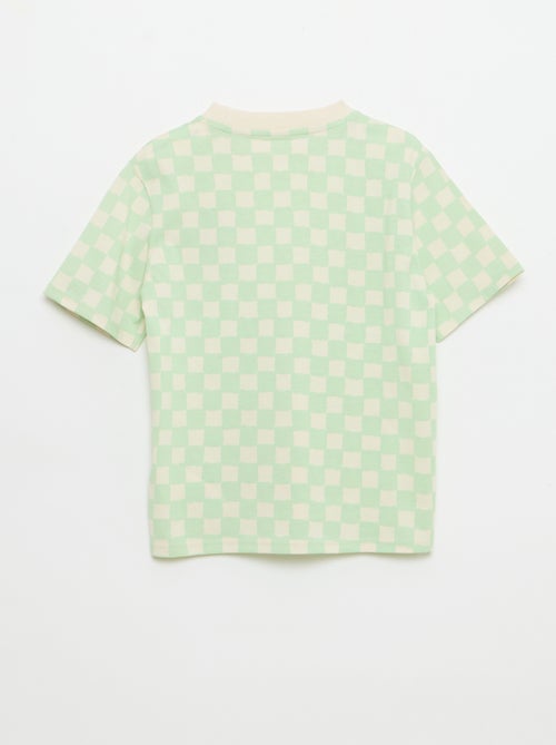 T-shirt a maniche corte con stampa fantasia - Kiabi