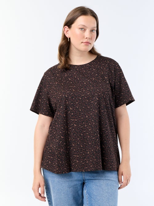 T-shirt a maniche corte con stampa - Kiabi T-shirt a maniche corte con stampa - Kiabi