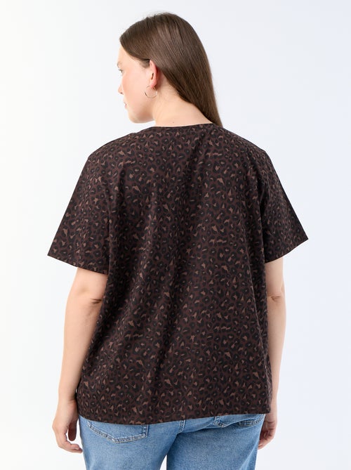 T-shirt a maniche corte con stampa - Kiabi T-shirt a maniche corte con stampa - Kiabi