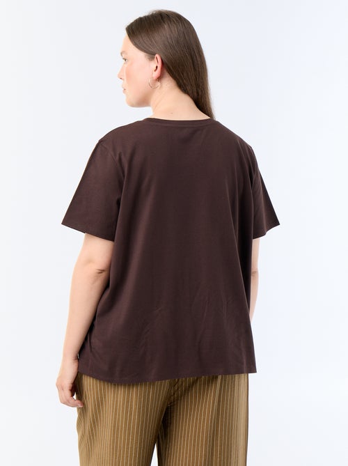 T-shirt a maniche corte con stampa - Kiabi T-shirt a maniche corte con stampa - Kiabi