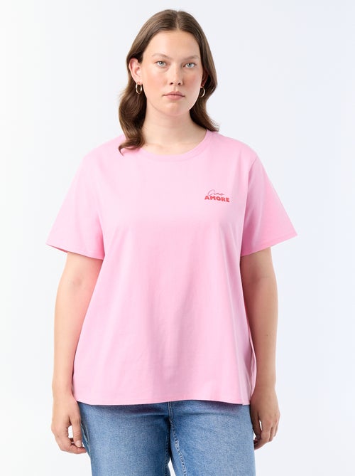 T-shirt a maniche corte con stampa - Kiabi T-shirt a maniche corte con stampa - Kiabi
