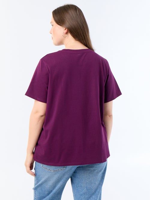 T-shirt a maniche corte con stampa - Kiabi T-shirt a maniche corte con stampa - Kiabi