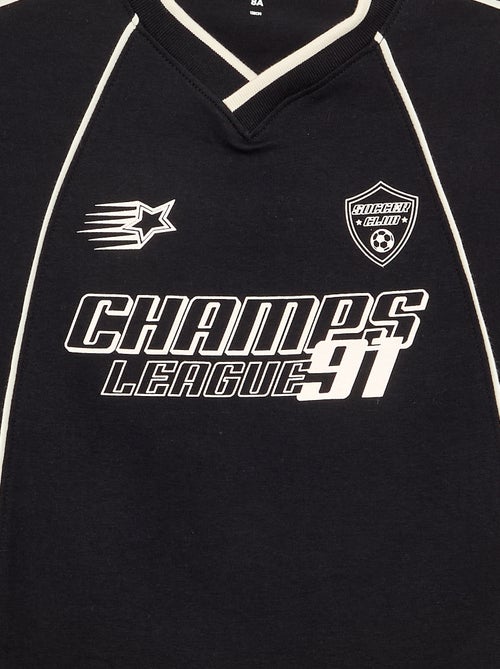 T-shirt a maniche corte e scollo a V - Kiabi