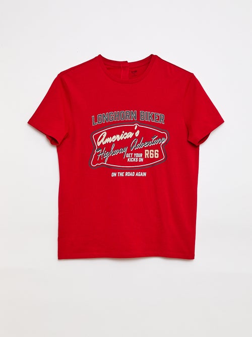 T-shirt a maniche corte stampata - So Easy - Kiabi