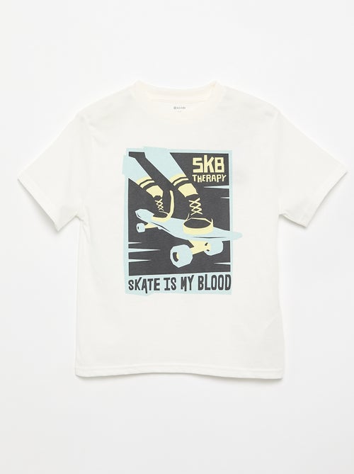 T-shirt a maniche corte stampata - Kiabi
