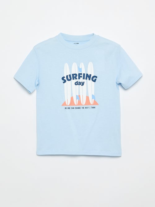 T-shirt a maniche corte stampata - Kiabi