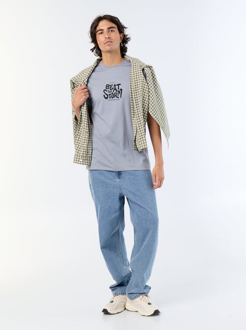T-shirt a maniche corte stampata - Kiabi