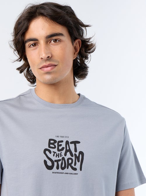 T-shirt a maniche corte stampata - Kiabi