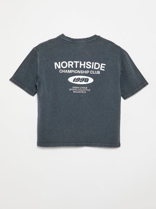 T-shirt a maniche corte stampata - Kiabi