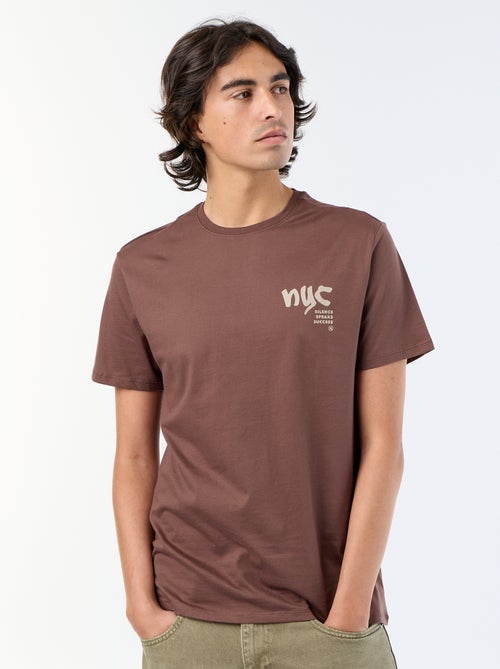 T-shirt a maniche corte stampata - Kiabi